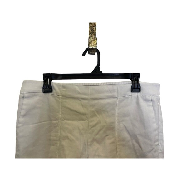 J Jill Pants Womens Size 10 Essential Slim Ankle White Pull On Stretch a26 - Picture 2 of 5